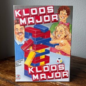 Klods Major Stacking Tower Dice Game Danish Made in Denmark